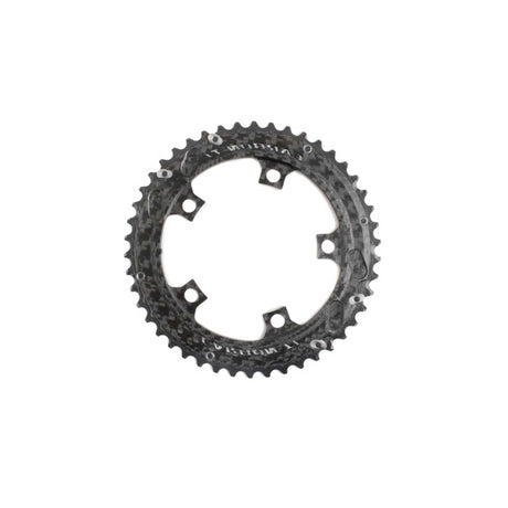 Carbon - Ti X - CarbonRing Outer Chainring 5 - Arm SRAM AXS Compatible Black