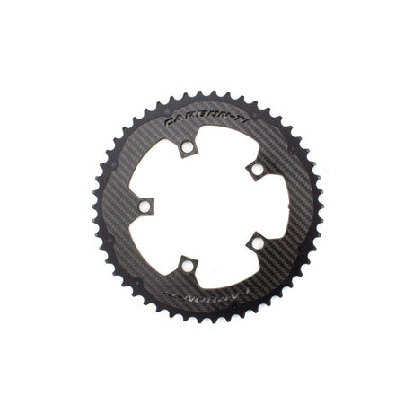 Carbon - Ti X - CarbonRing Outer Chainring 5 - Arm SRAM AXS Compatible 110x5