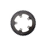 Carbon - Ti X - CarbonRing Outer Chainring 5 - Arm SRAM AXS Compatible Black