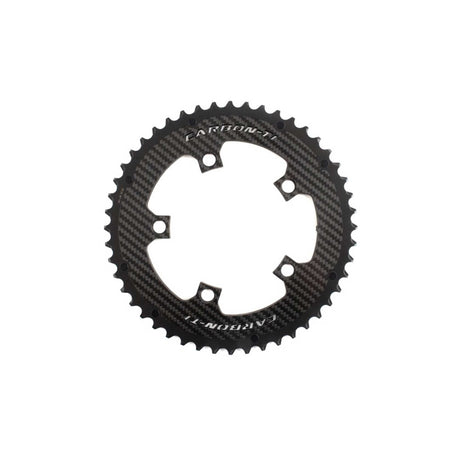 Carbon - Ti X - CarbonRing Outer Chainring 5 - Arm SRAM AXS Compatible 110x5