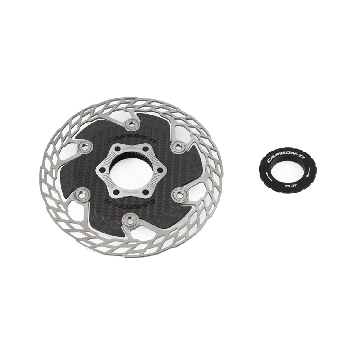 Carbon - Ti X - Rotor Aero Centerlock 140mm