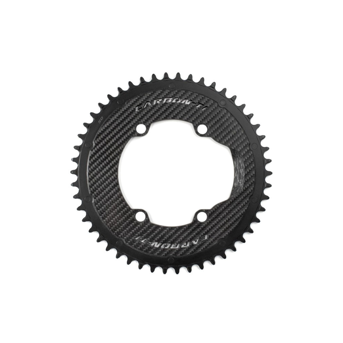 Carbon - Ti X - SingleCarbon Road Chainring 110x4 50t