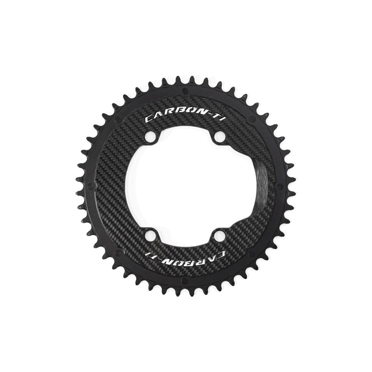 Carbon - Ti X - SingleCarbon Road Chainring 110x4 48t
