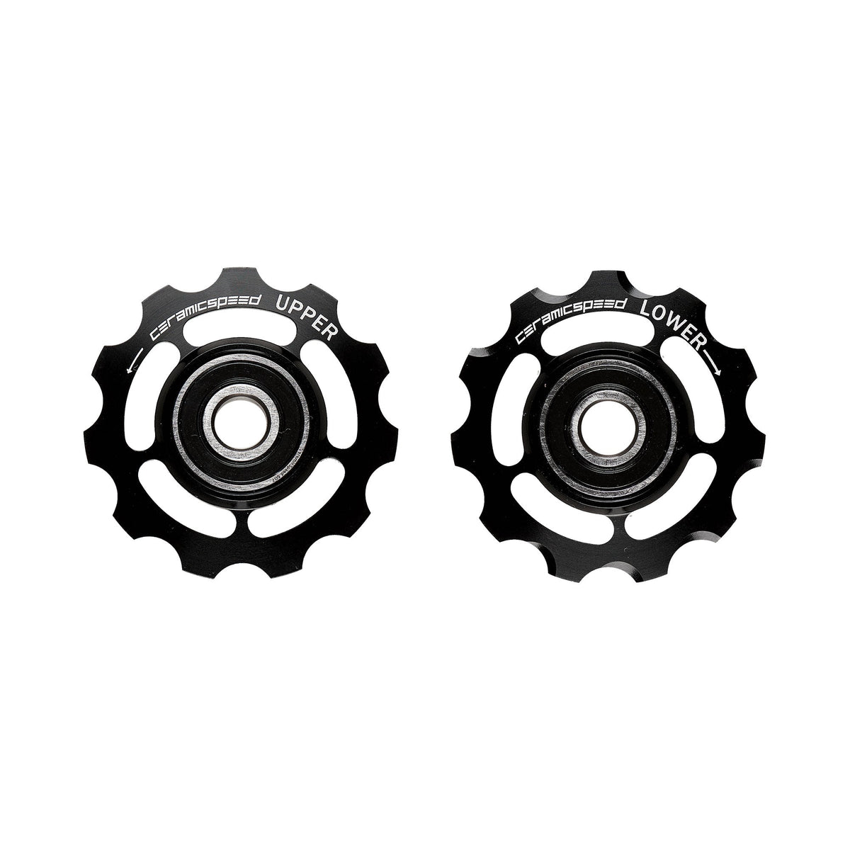 CeramicSpeed Ceramic Alloy Derailleur Pulleys - Campagnolo 11 Speed Black
