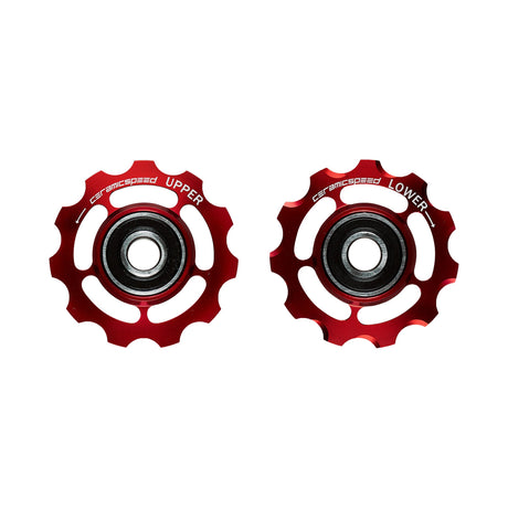 CeramicSpeed Ceramic Alloy Derailleur Pulleys - Campagnolo 11 Speed Red