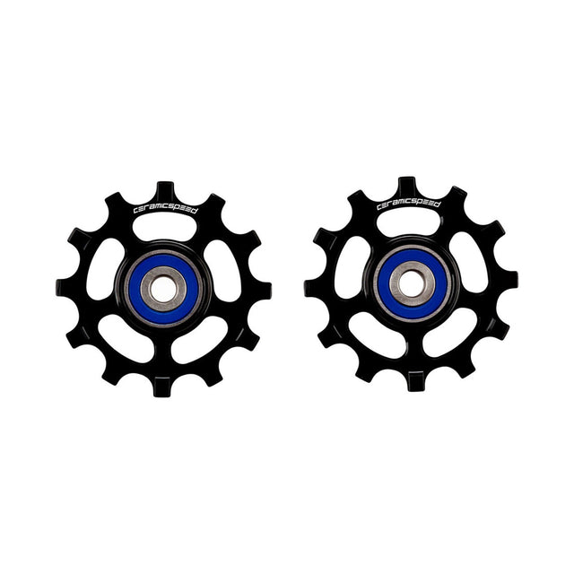 CeramicSpeed Ceramic Alloy Derailleur Pulleys - Shimano 11 - Speed Narrow Wide Black
