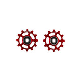 CeramicSpeed Ceramic Alloy Derailleur Pulleys - Shimano 11 - Speed Narrow Wide Red