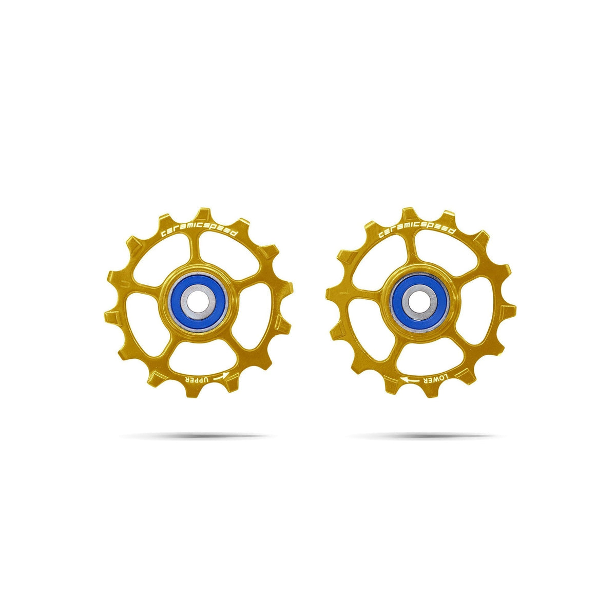 CeramicSpeed Ceramic Alloy Derailleur Pulleys - SRAM Eagle 14 12 Speed Gold