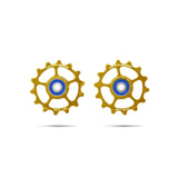 CeramicSpeed Ceramic Alloy Derailleur Pulleys - SRAM Eagle 14 12 Speed Gold