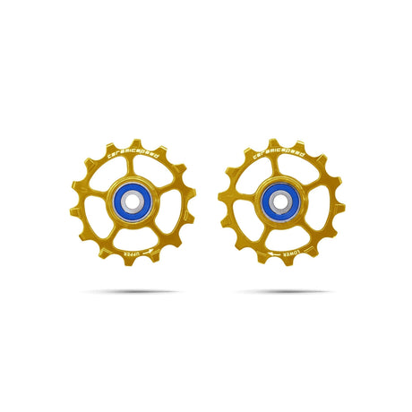 CeramicSpeed Ceramic Alloy Derailleur Pulleys - SRAM Eagle 14 12 Speed Gold