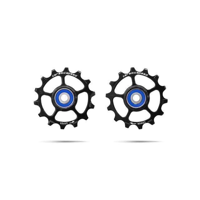 CeramicSpeed Ceramic Alloy Derailleur Pulleys - SRAM Eagle 14 12 Speed Black