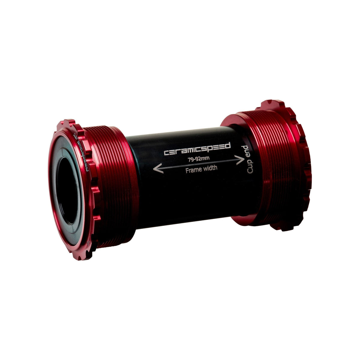 CeramicSpeed Ceramic Race Coated Bottom Bracket - T45 to 24mm (Shimano) Red