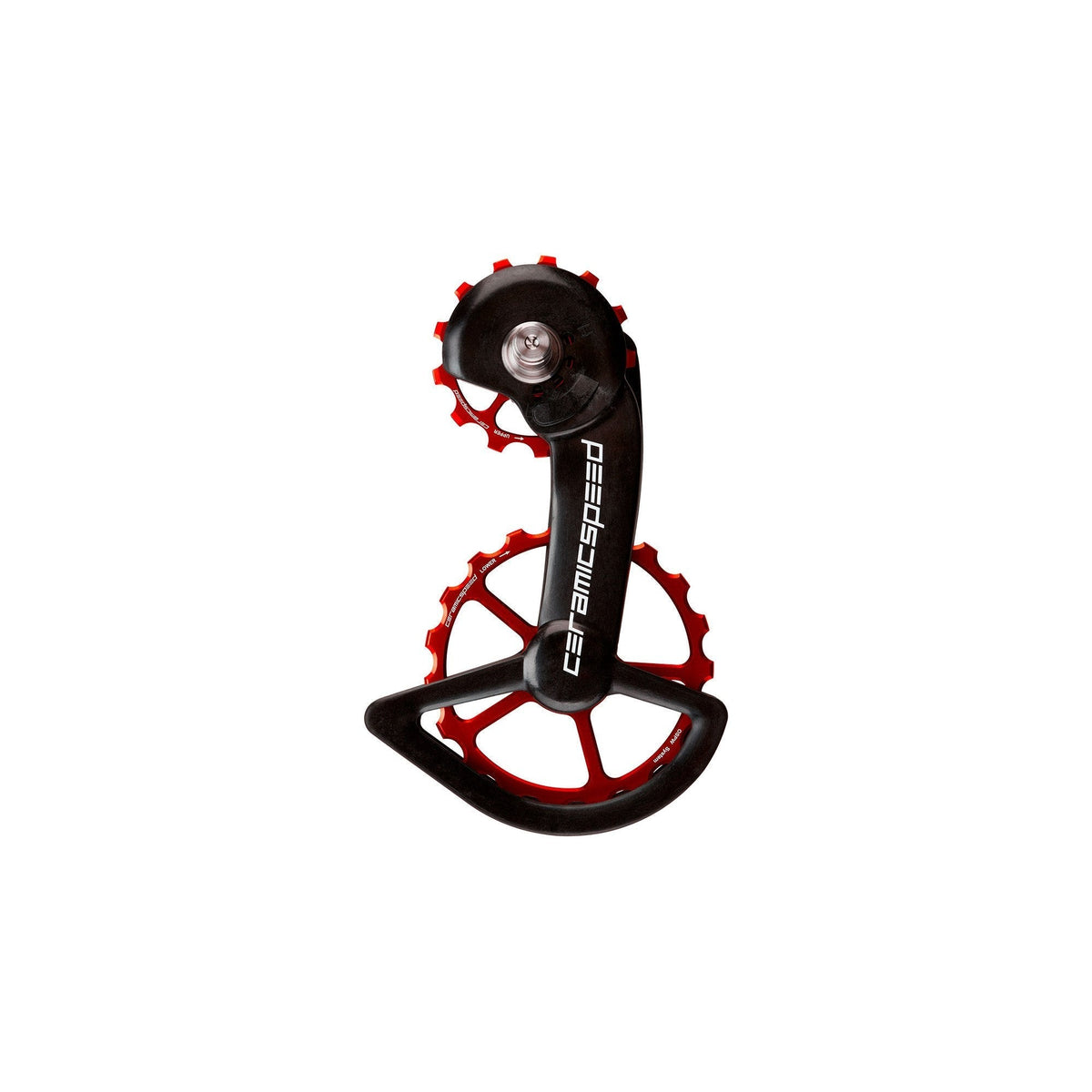 CeramicSpeed Oversized Ceramic Coated Pulley Wheel System - Shimano Dura - Ace 9100/9150 Red