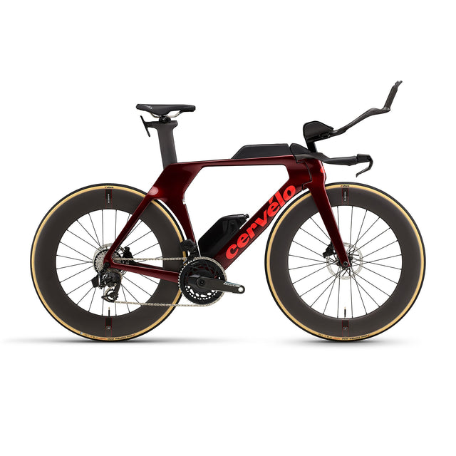 Cervelo P5 Force AXS Bike Red Hot