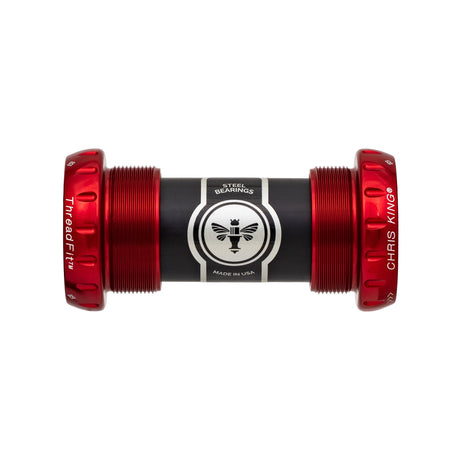 Chris King ThreadFit 24 Ceramic Bottom Bracket Red