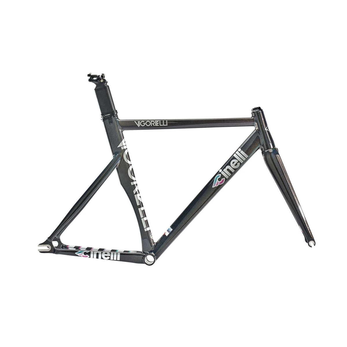 Cinelli Vigorelli Track Aluminum Frameset Rainbow