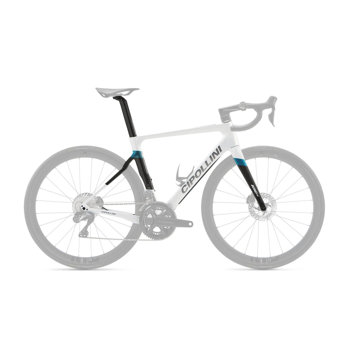 Cipollini Bond EVO Rim Brake Frameset White Pearl / Carbon / Ottanio Shiny
