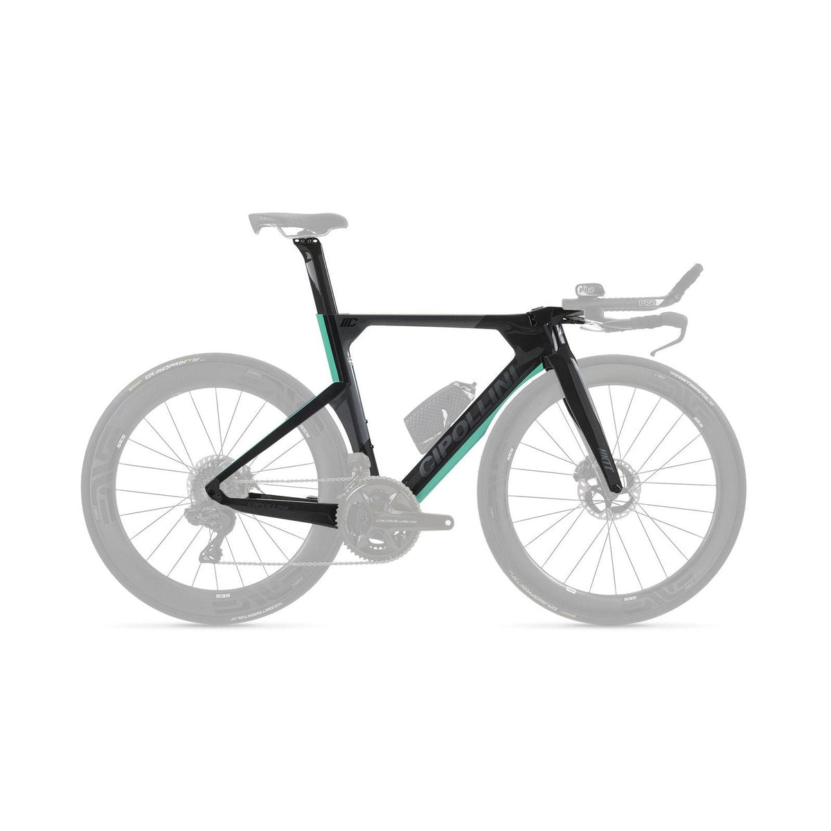 Cipollini NKTT Disc Frameset Carbon / Grey / Blue Water