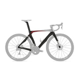 Cipollini RB1K The One Rim Brake Frameset Carbon / Silver / Red Metal Shiny