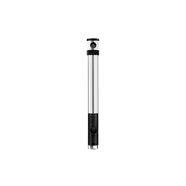 Crank Brothers Klic HV Air Pump w/ Gauge Silver
