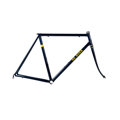 De Rosa Collezione Acciaio w/Chrome Lugs and Rear Triangle Frameset Blue