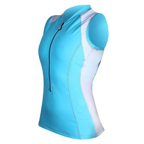 De Soto Forza Tri Jersey with Bra Reef Blue