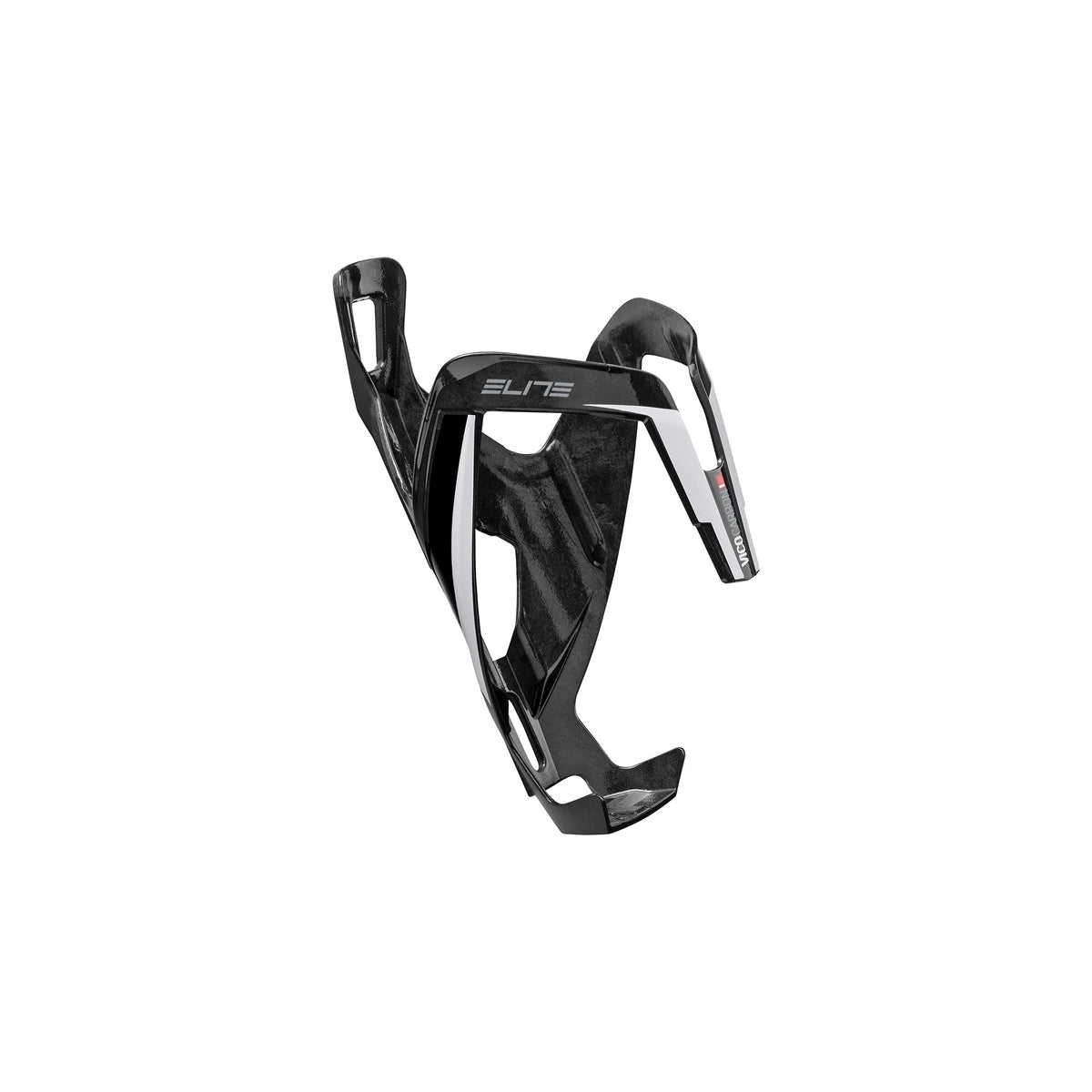 Elite Vico Carbon Water Bottle Cage Gloss Carbon / White