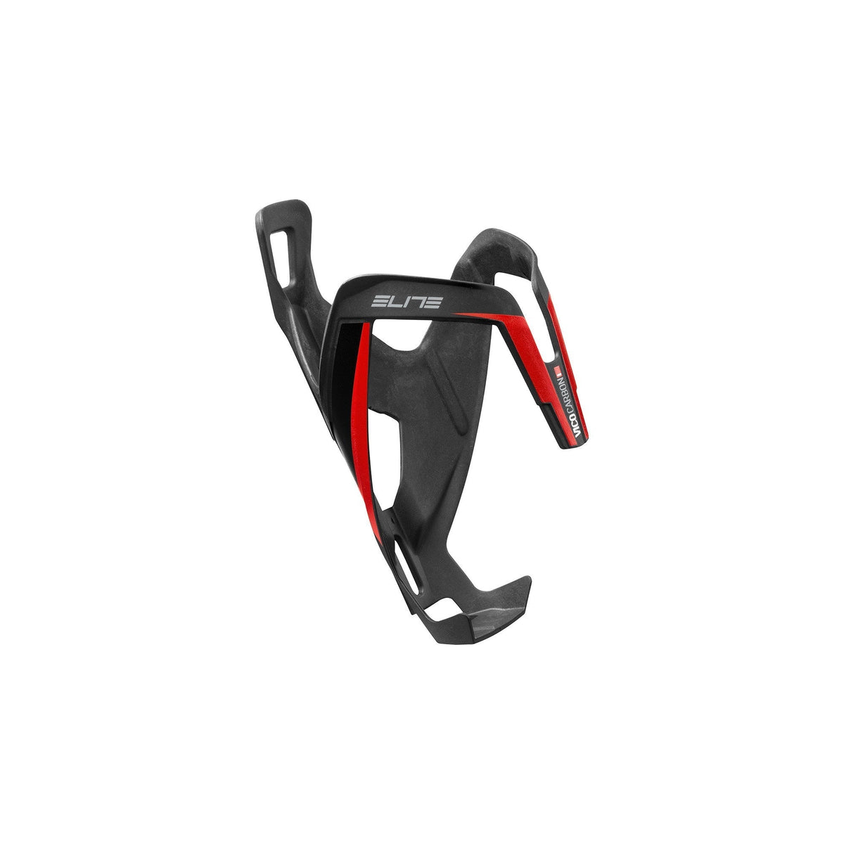 Elite Vico Carbon Water Bottle Cage Matte Carbon / Red