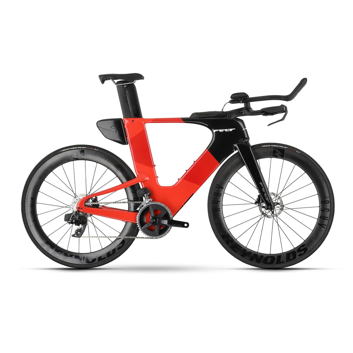 Felt IAx Advanced Rival AXS Bike Gloss Hibiscus / Carbon