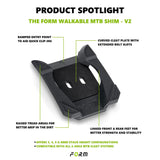 Fit Kit Form MTB Leg Length Shim - Walkable V2