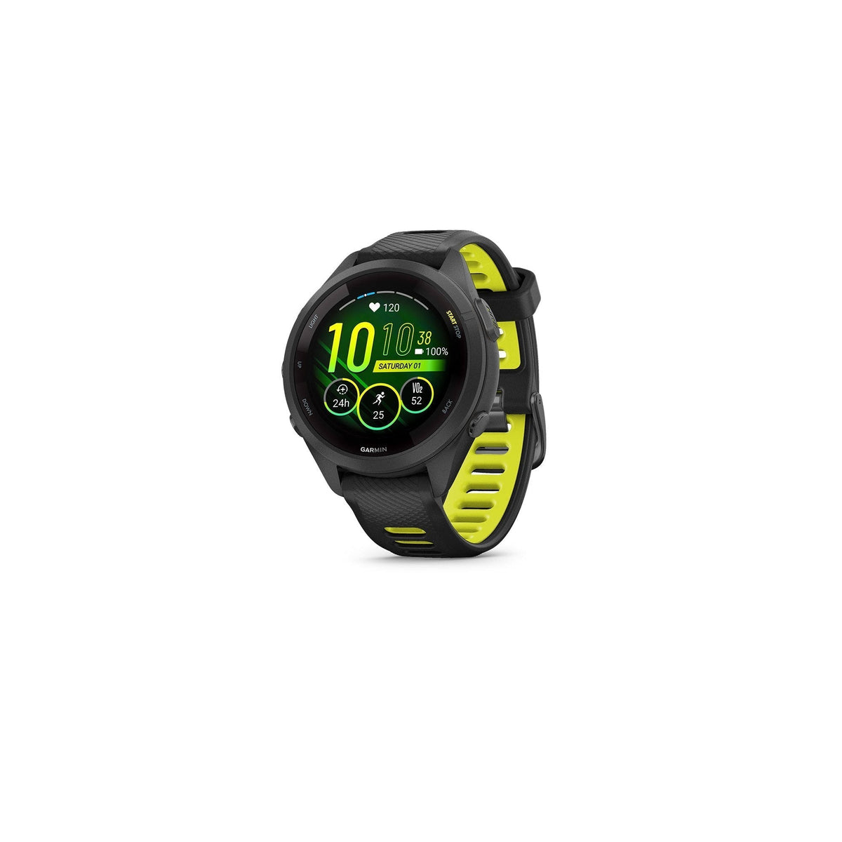 Garmin Forerunner 265S Smartwatch Black / Amp Yellow