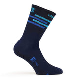 Giordana FR - C Tall Lines Socks MIDNIGHT BLUE LIGHT BLUE