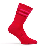 Giordana FR - C Tall Lines Socks POMEGRANATE RED