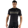Giordana GS Short Sleeve Jersey Black / Yellow / Beige