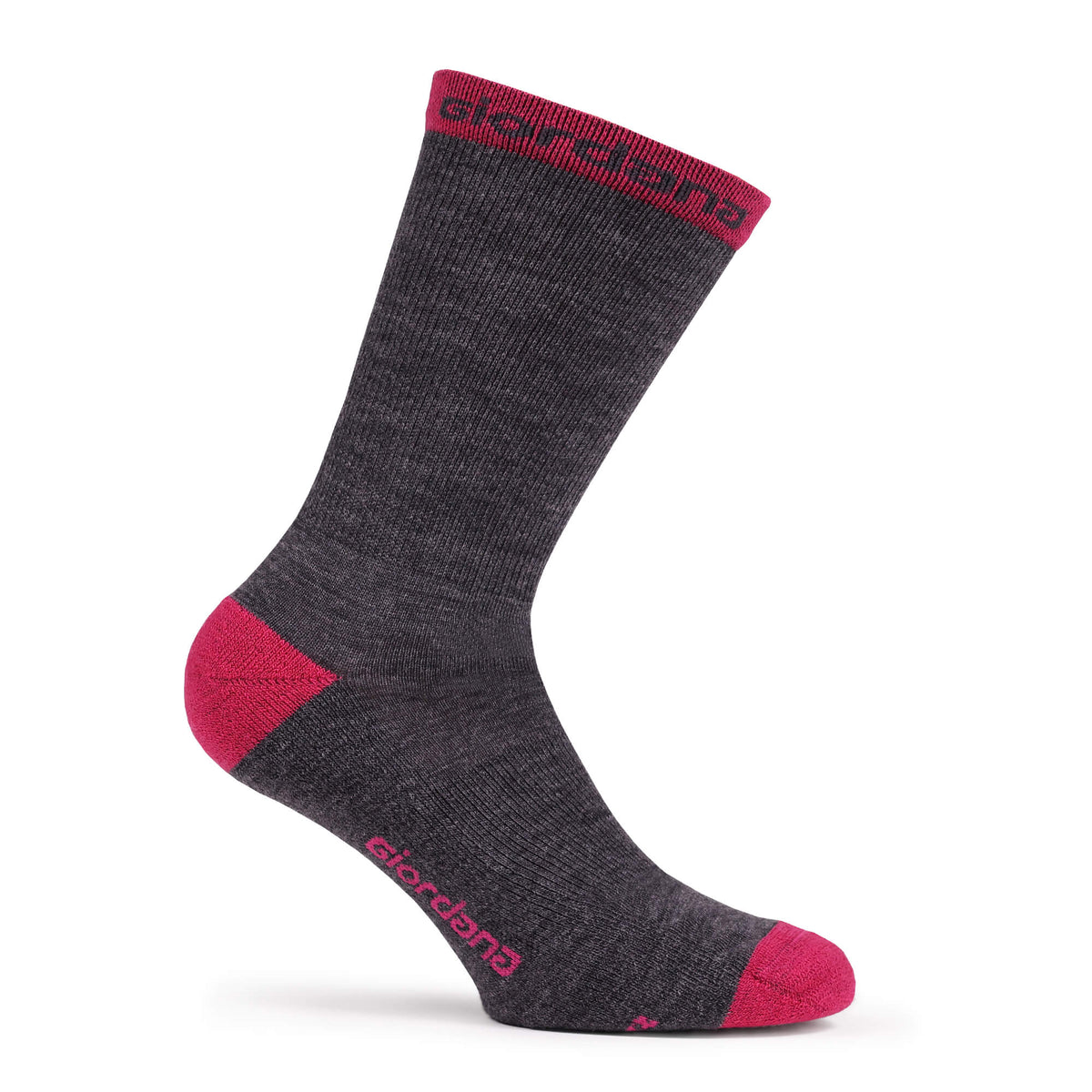 Giordana Merino Wool Tall Socks DARK PINK