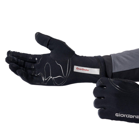 Giordana Over/Under Full Finger Gloves BLACK