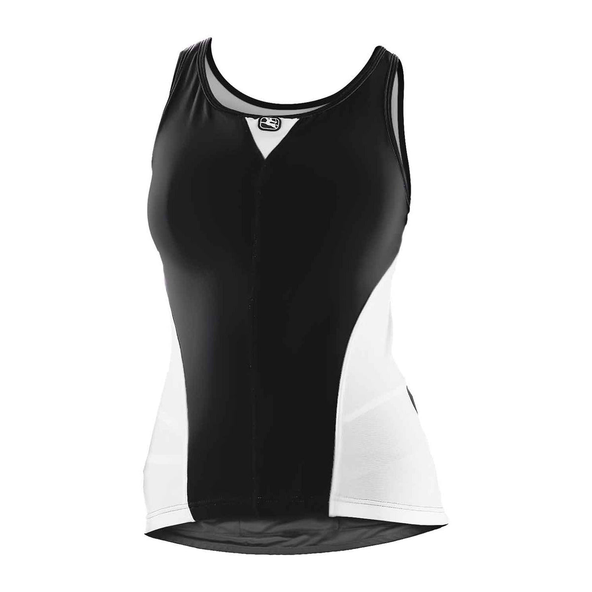 Giordana Silverline Tank Top with Shelf Bra Black / White