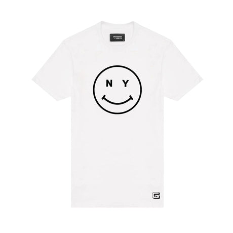 Giordana x Knowlita New York Smiley T-Shirt White WHITE