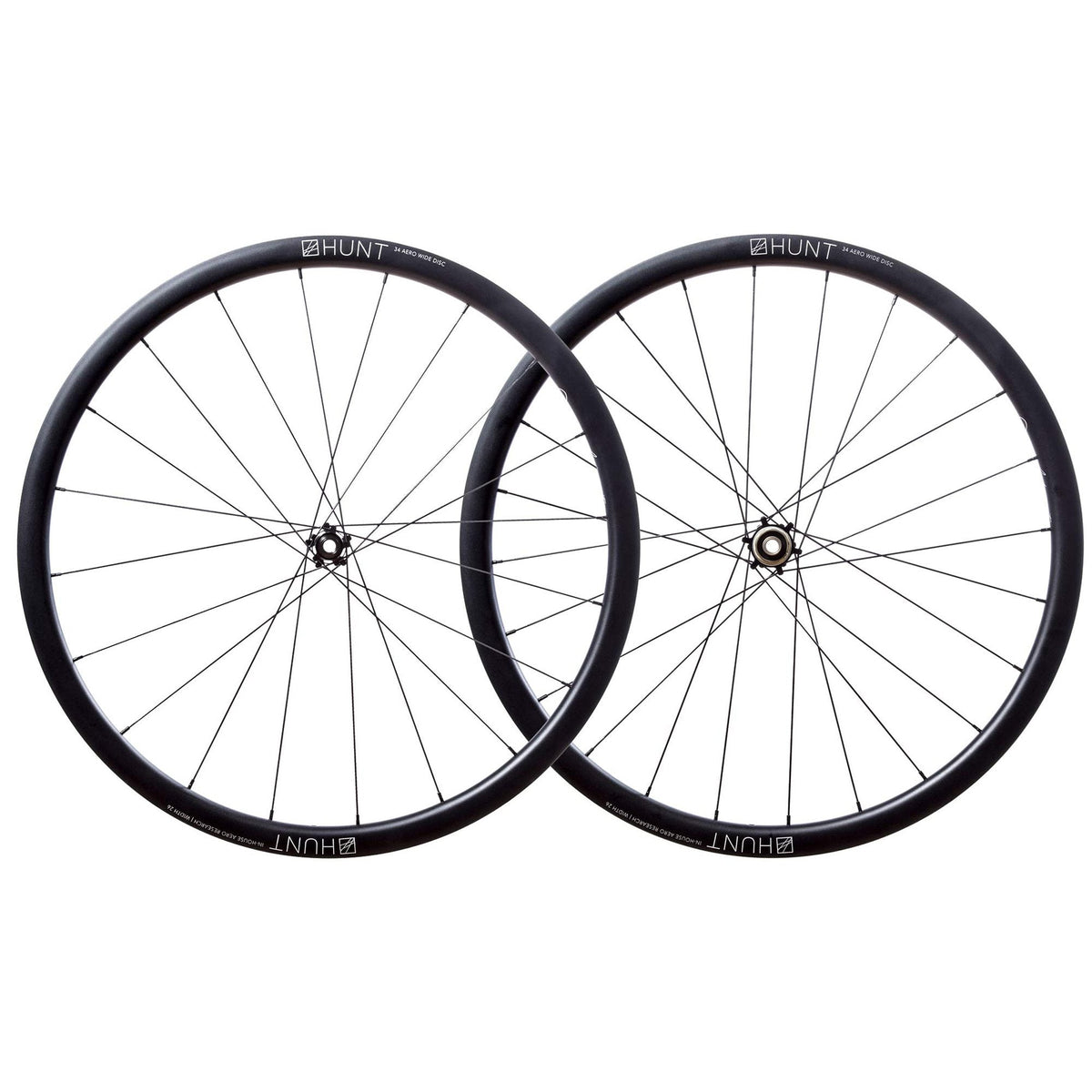 Hunt 34 Aero Wide Disc Wheelset Black