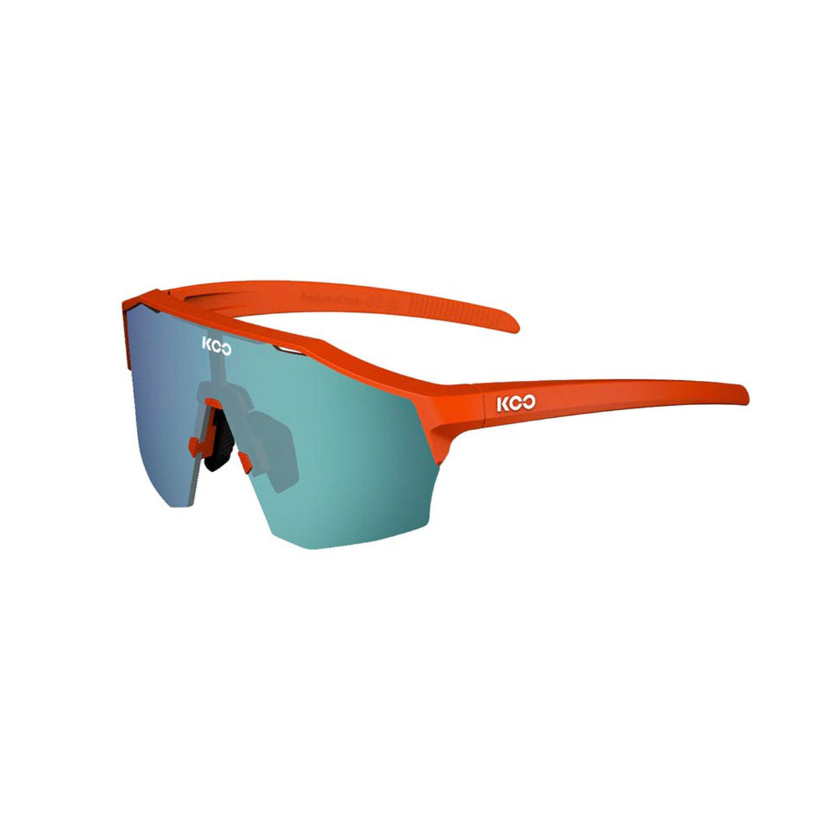 KOO Alibi Glasses Orange Matte / Green