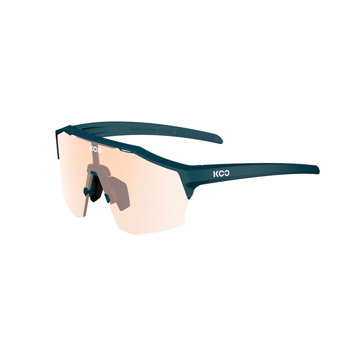 KOO Alibi Glasses Dark Blue Matte / Red Photochromic