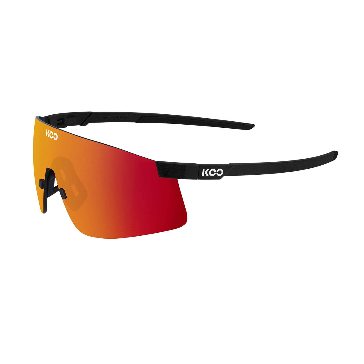 KOO Nova Glasses Black Matte - Red