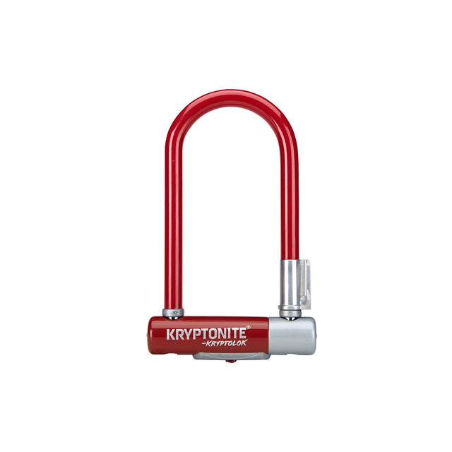 Kryptonite Krypto Series 2 Mini - 7 U - Lock 3.25"x7" Maroon
