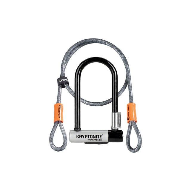 Kryptonite Kryptolok U - Lock 3.25"X7" w/4' Cable Black