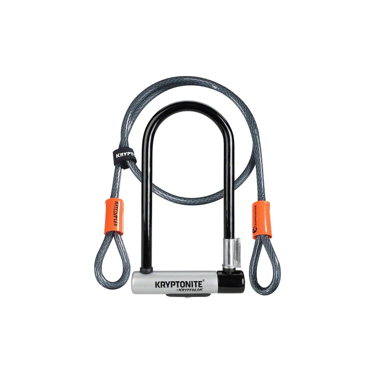Kryptonite Kryptolok U - Lock w/ 4' Flex Cable
