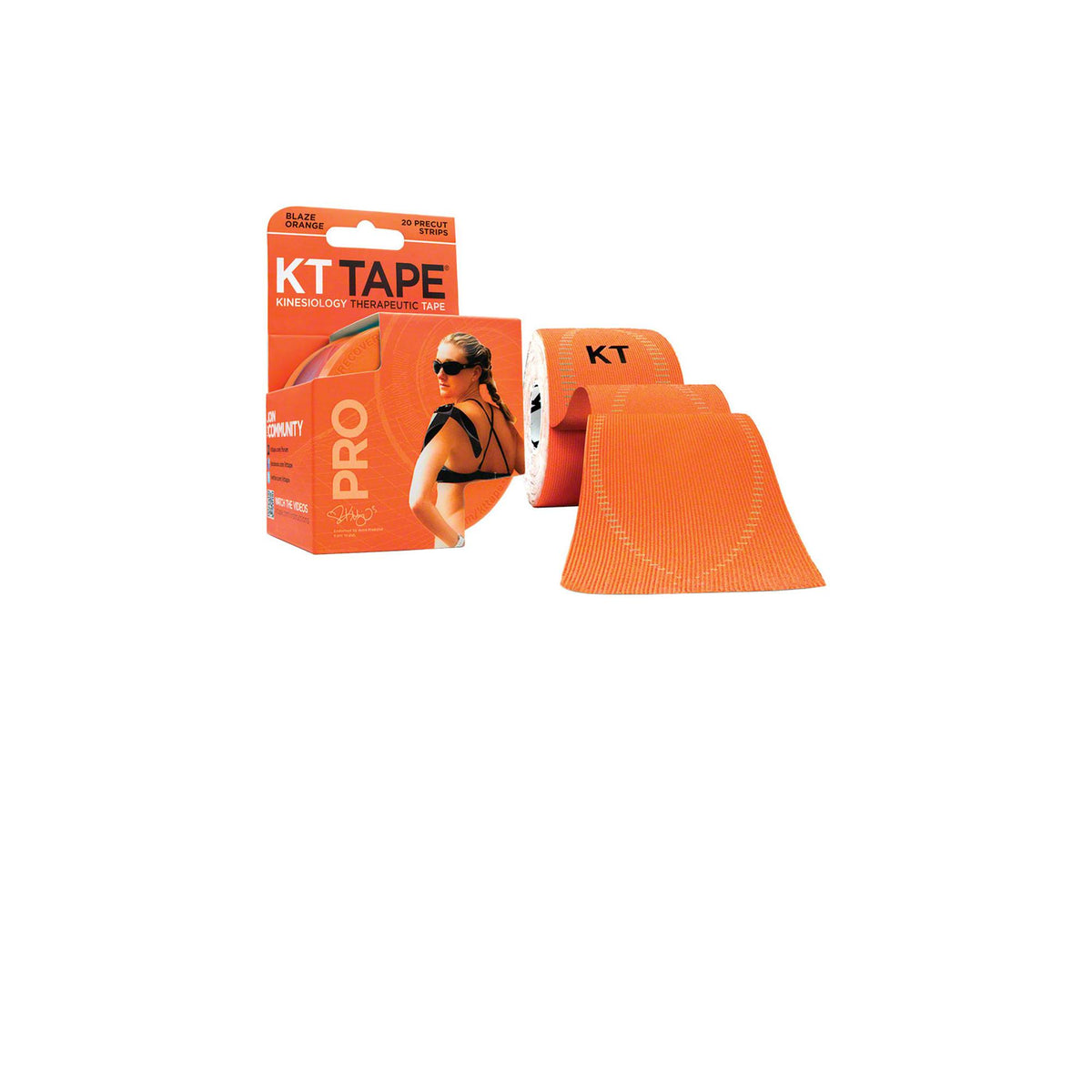 KT Tape Pro Kniesiology Therapeutic Body tape Blaze Orange