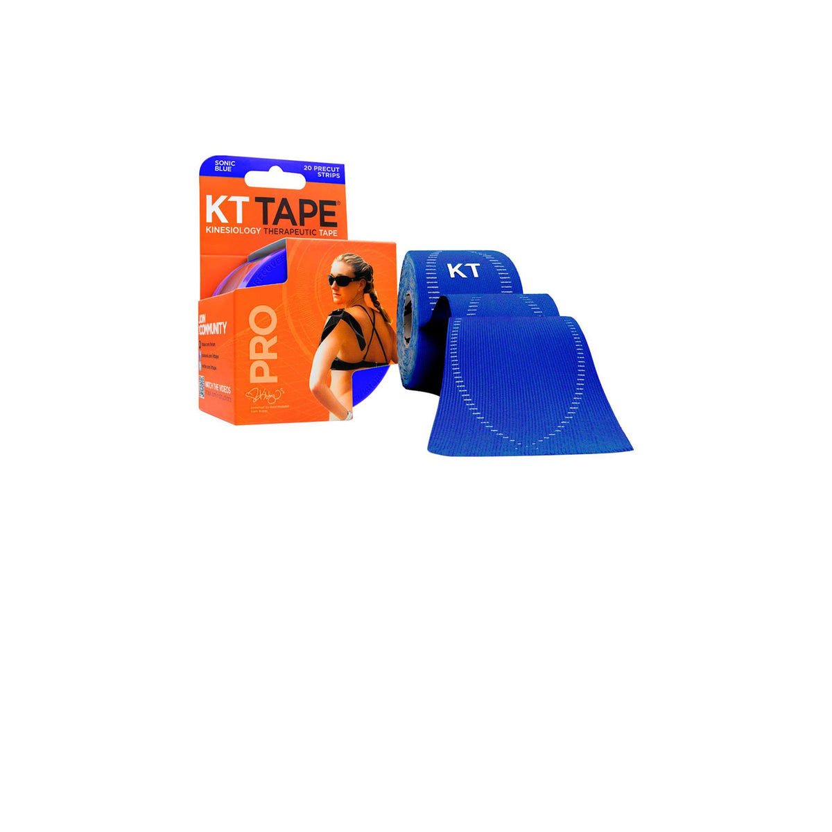 KT Tape Pro Kniesiology Therapeutic Body tape Sonic Blue