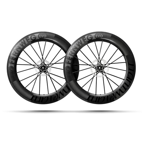 Lightweight Fernweg 85 EVO Disc Black Tubeless Wheelset Black