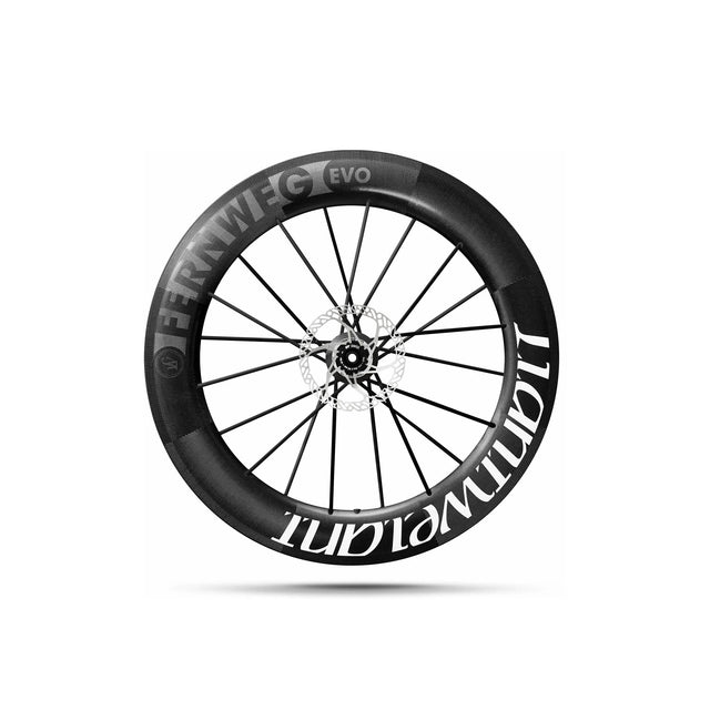 Lightweight Fernweg 85 EVO Disc Tubeless Wheel - Front Black