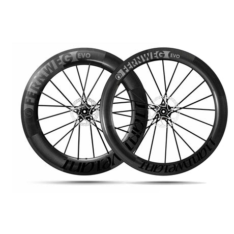 Lightweight Fernweg EVO 63/85 Disc Tubeless Schwarz Edition Wheelset Black
